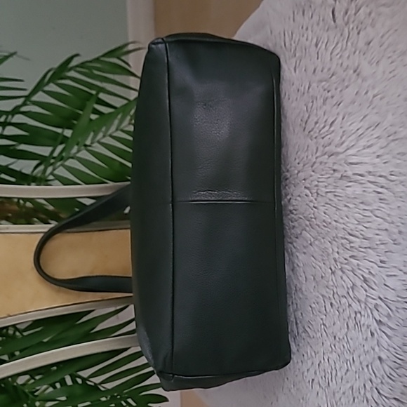 Black Leather Tote Bag ❤️ - Picture 4 of 12